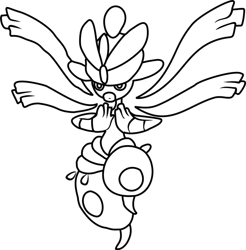 Mega Medicham Pokemon Coloring Pages