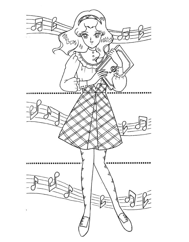 Amazing Sailor Mercury Coloring Pages