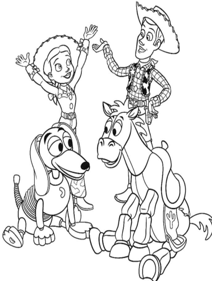 Diana De Toy Story Para Colorear Imprimir E Dibujar ColoringOnly