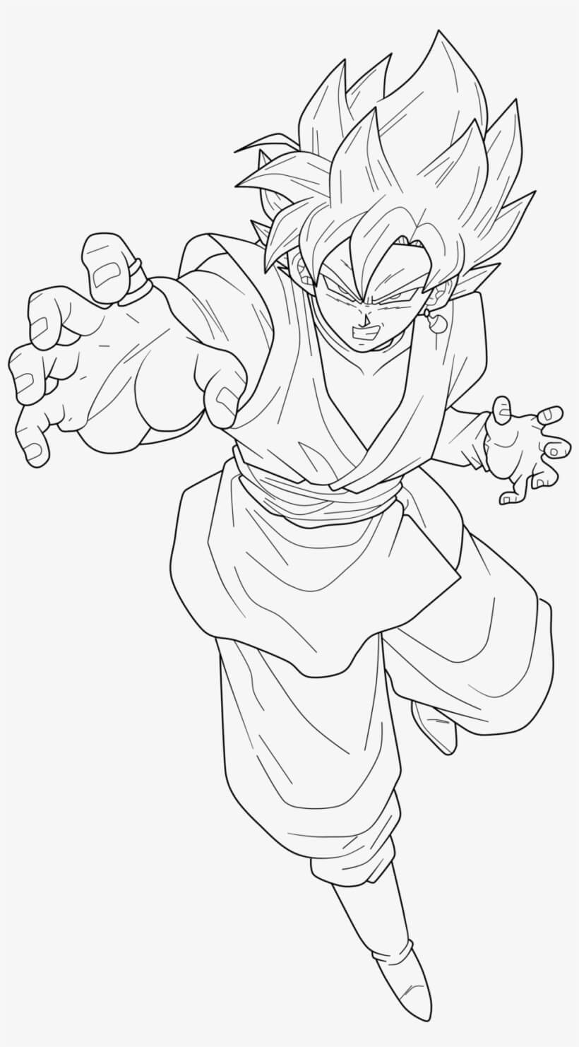 Las Mejores Imagenes De Para Colorear De Goku Jorgeleon Mx