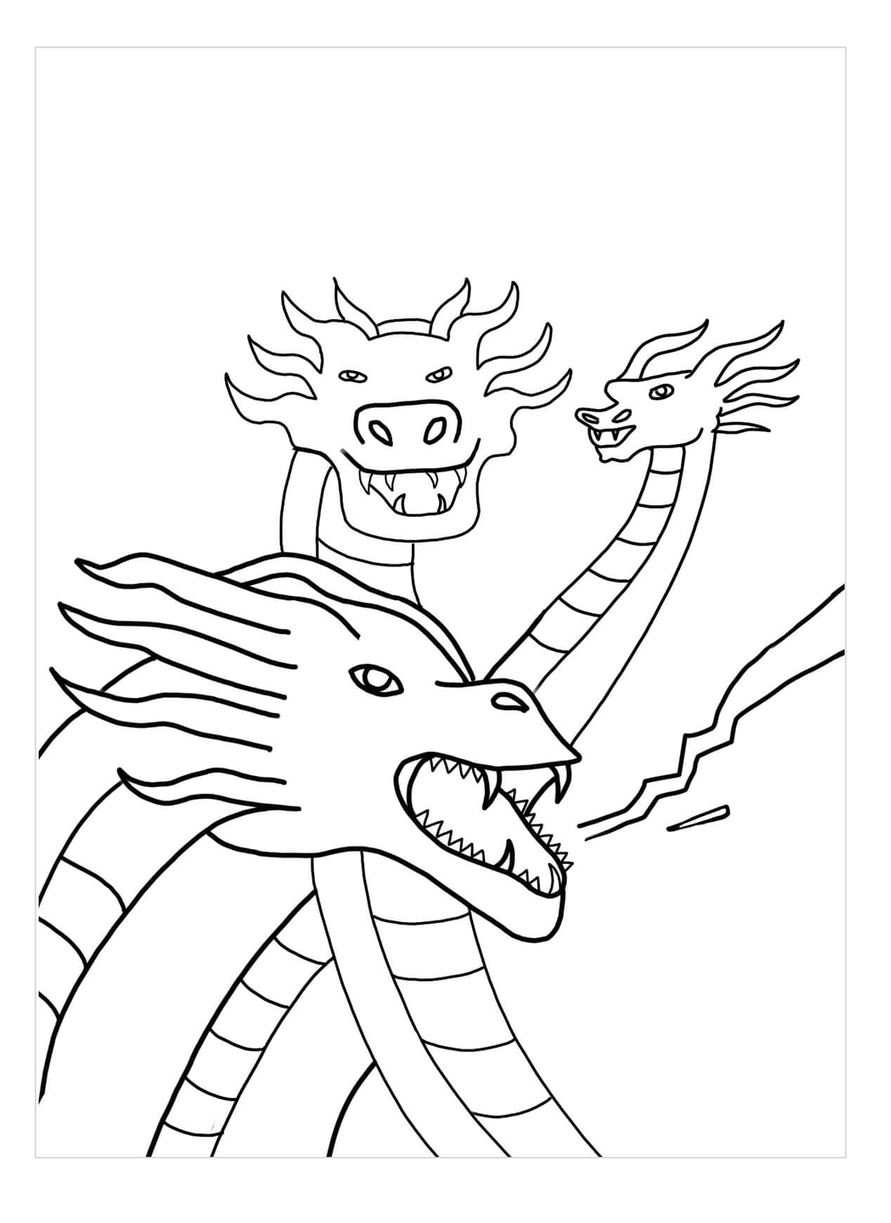 Among Us Ghidorah Para Colorear Imprimir E Dibujar Coloringonly