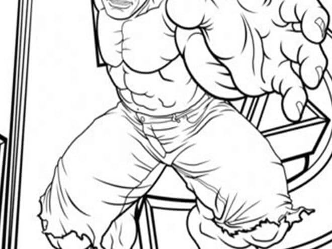 Cuerpo De Hulk Para Colorear Imprimir E Dibujar Coloringonly
