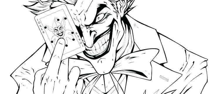 Diablo Joker Para Colorear Imprimir E Dibujar Coloringonly