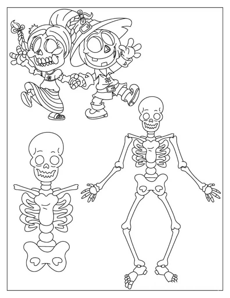 Compartir M S De Dibujos Esqueletos Para Imprimir Camera Edu Vn