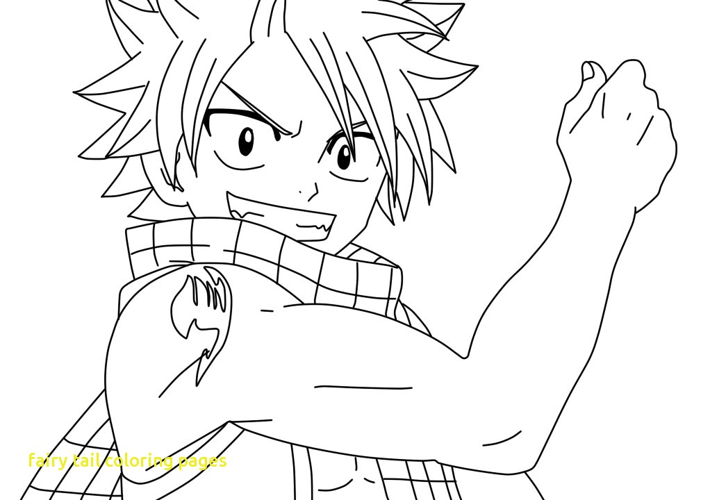 Drag N Natsu Para Colorear Imprimir E Dibujar Coloringonly