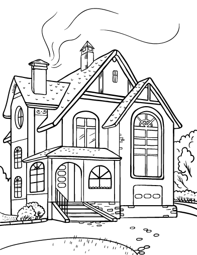 Villa Antigua Para Colorear Imprimir E Dibujar Coloringonly The Best Porn Website