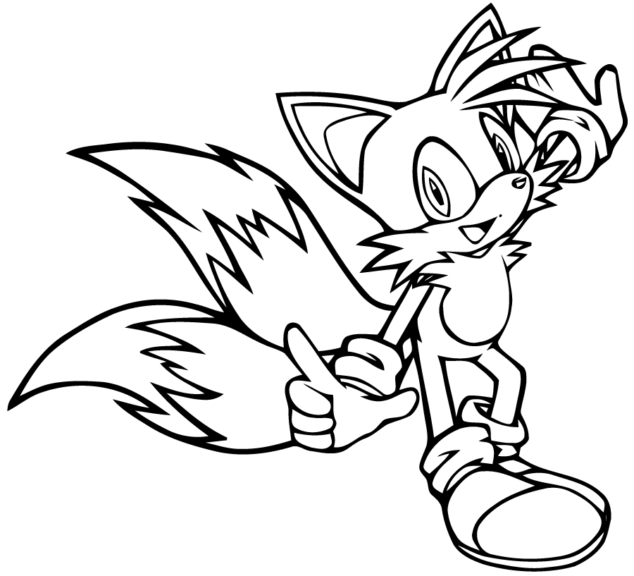 Printable Sonic And Tails Coloring Pages Get Your Hands On Amazing