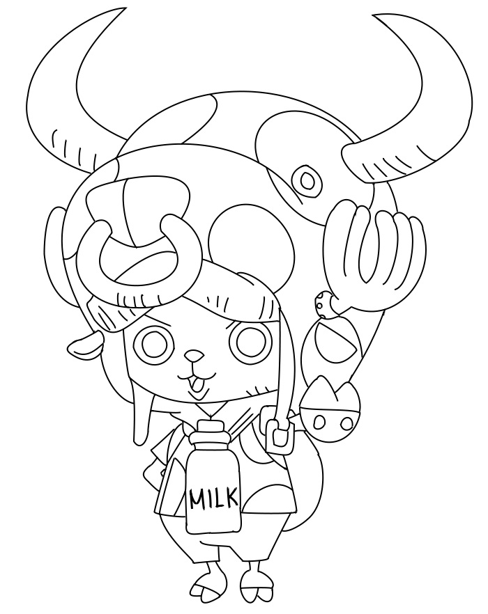Chopper One Piece Coloring Page