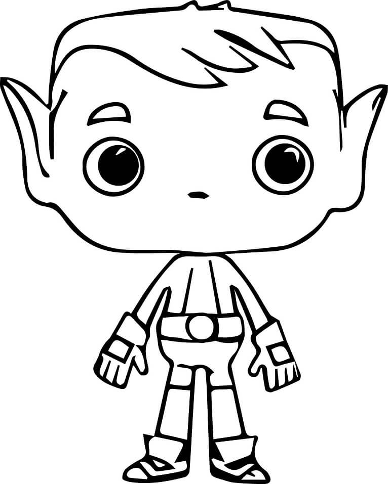 Funko Pop Coloring Page