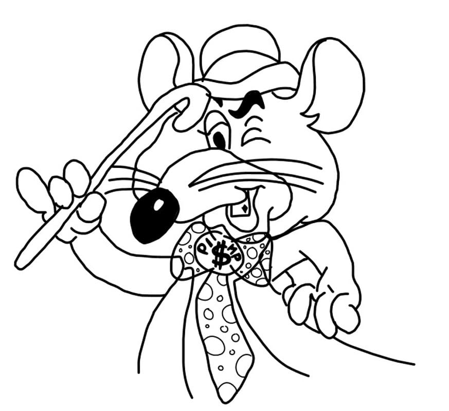 Chuck E Cheese To Print Coloring Page Free Printable Coloring Pages