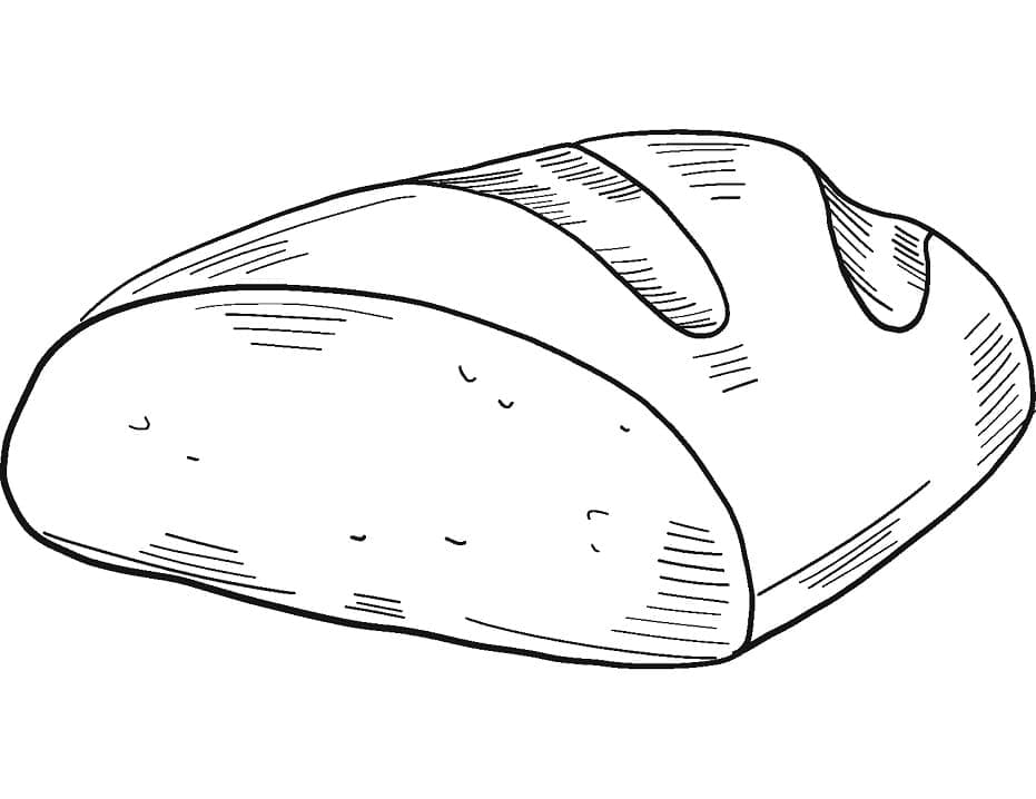 Coloring Pages Bread Home Design Ideas
