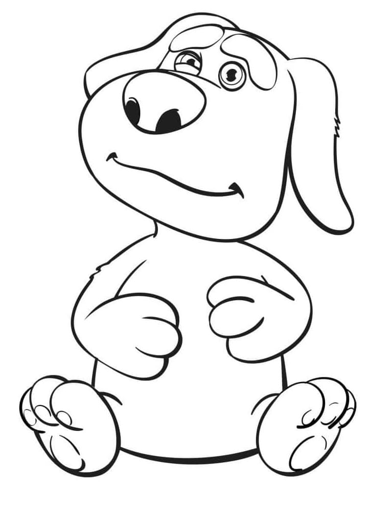 Talking Tom And Friends Coloring Page Free Printable Coloring Pages