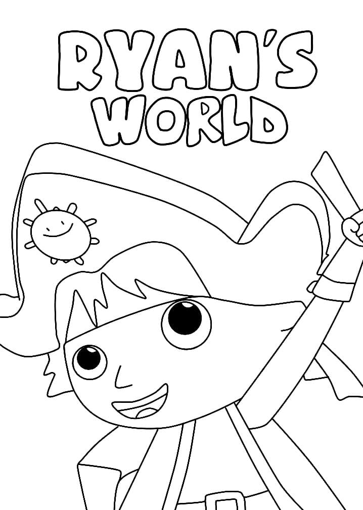 Pirate Game Ryan S World Coloring Page Free Printable Coloring Pages