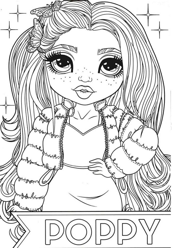 Rainbow High Printable Coloring Pages Rainbow High Coloring Pages Will