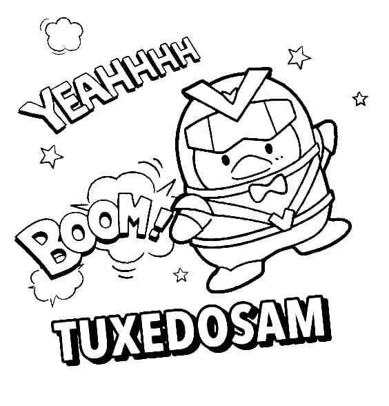 Tuxedo Sam And My Melody Coloring Page Free Printable Coloring Pages