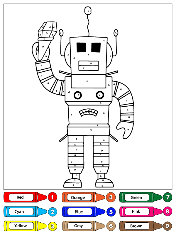 Fancy Roblox Color By Number Coloring Page Free Printable Coloring