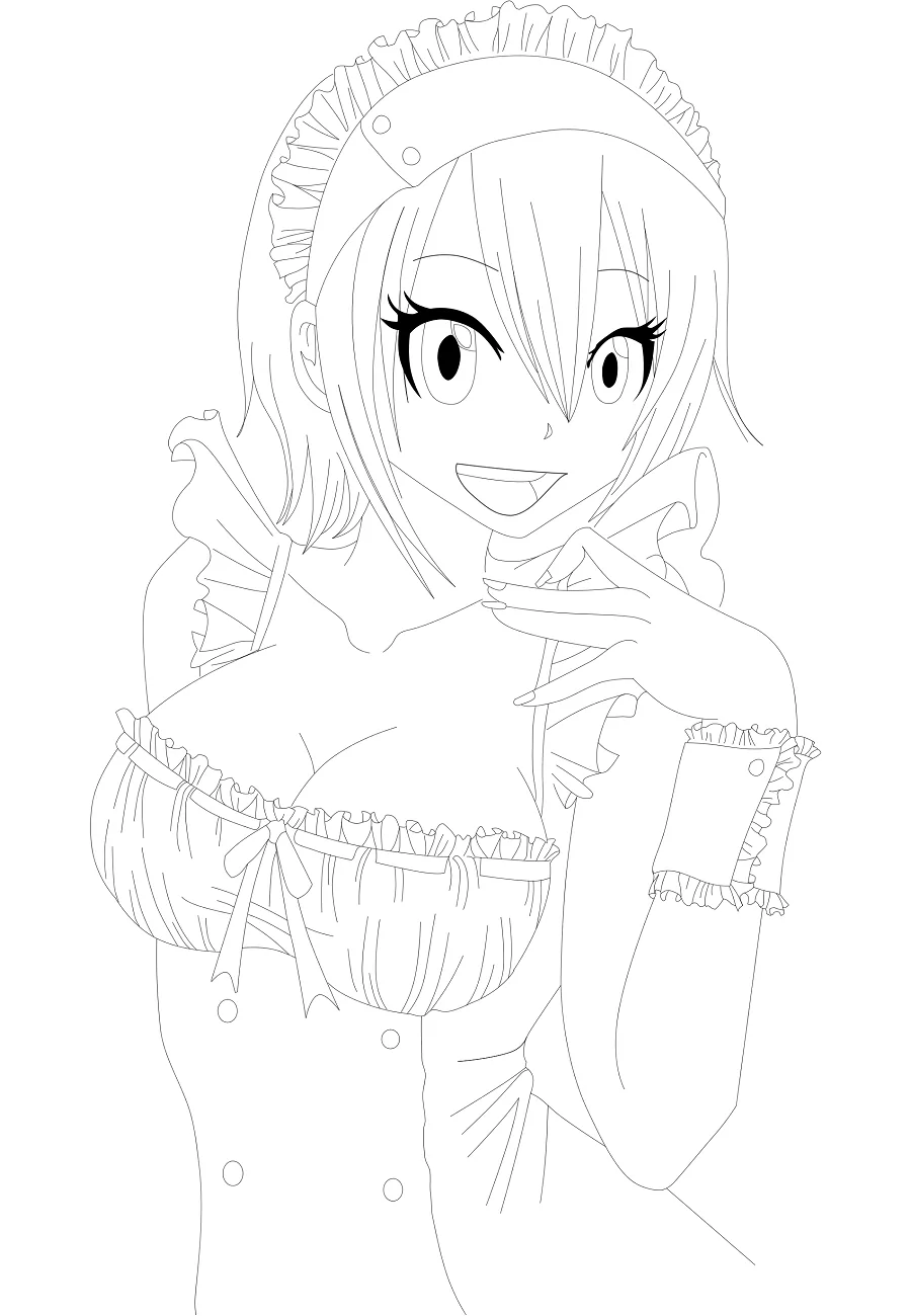 Lisanna Strauss Fan Art By Ftg07 Coloring Page Free Printable