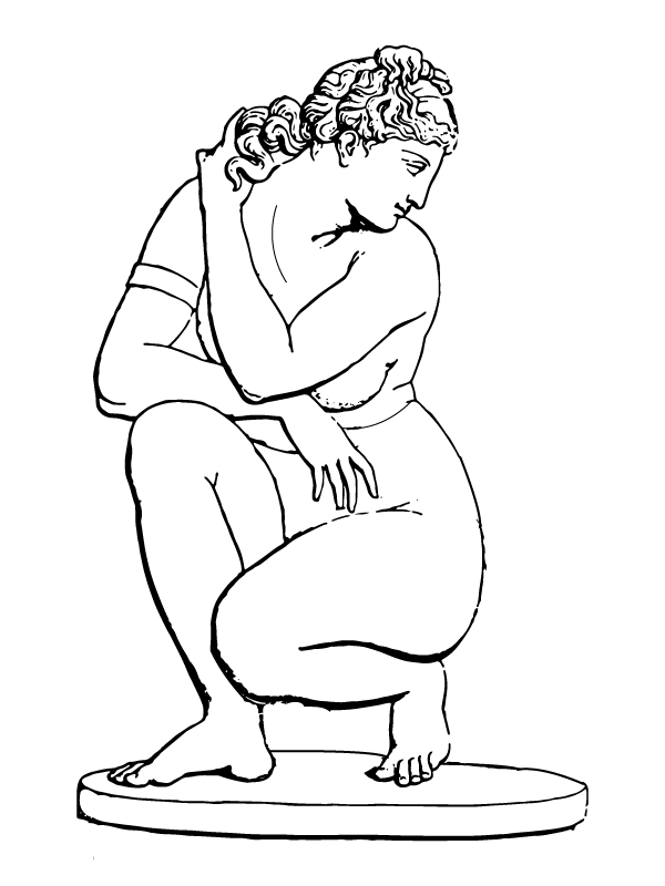 Aphrodite Goddess Of Desire Coloring Page Free Printable Coloring