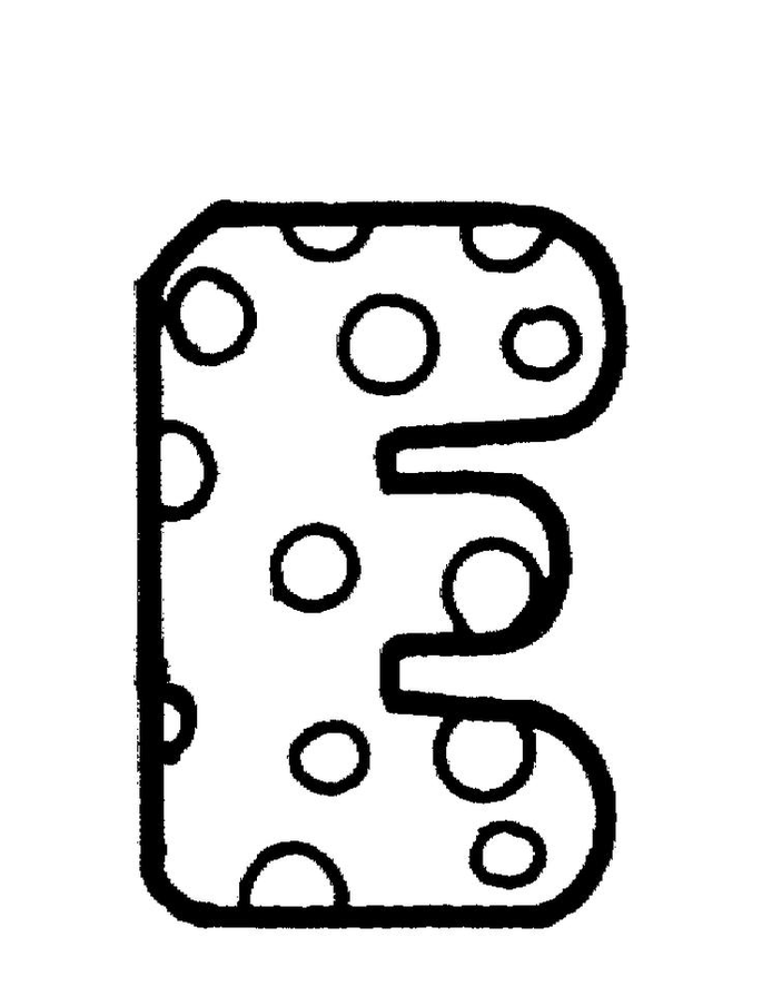 Letter E