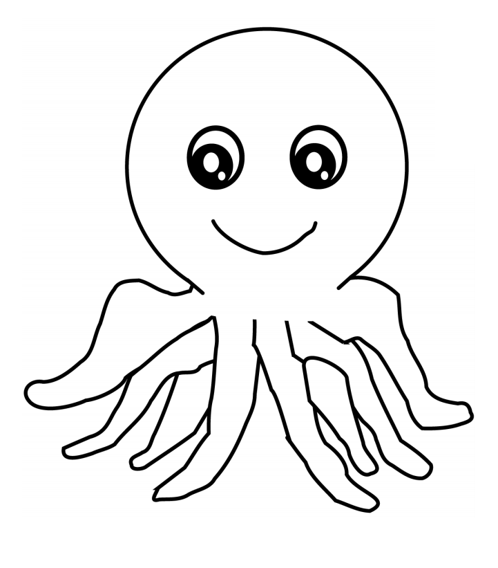 Cartoon Oktopus