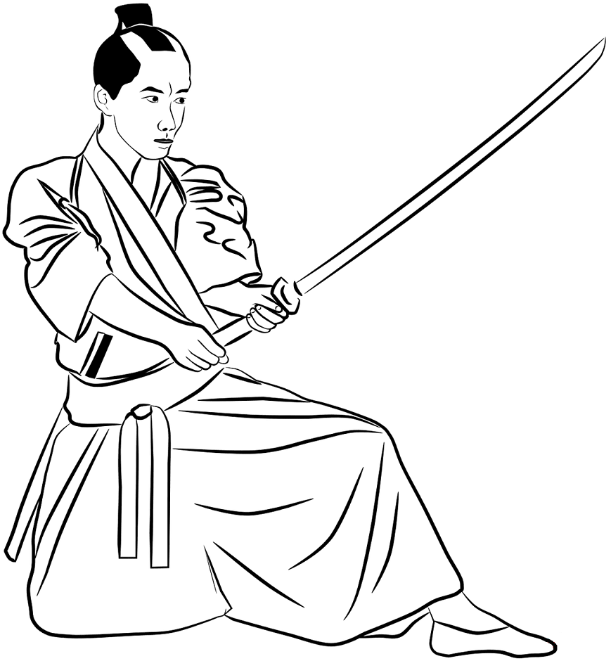 Japanischer Samurai