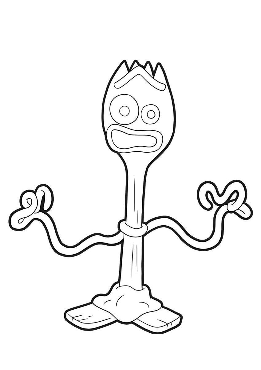 Lustiges Gesicht Forky