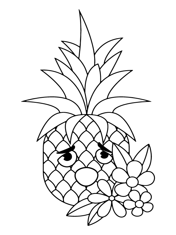 Entzückende Ananas