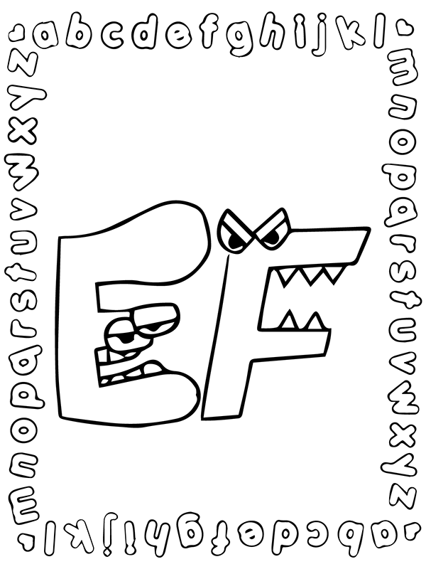 Alphabet Lore Letter E and F