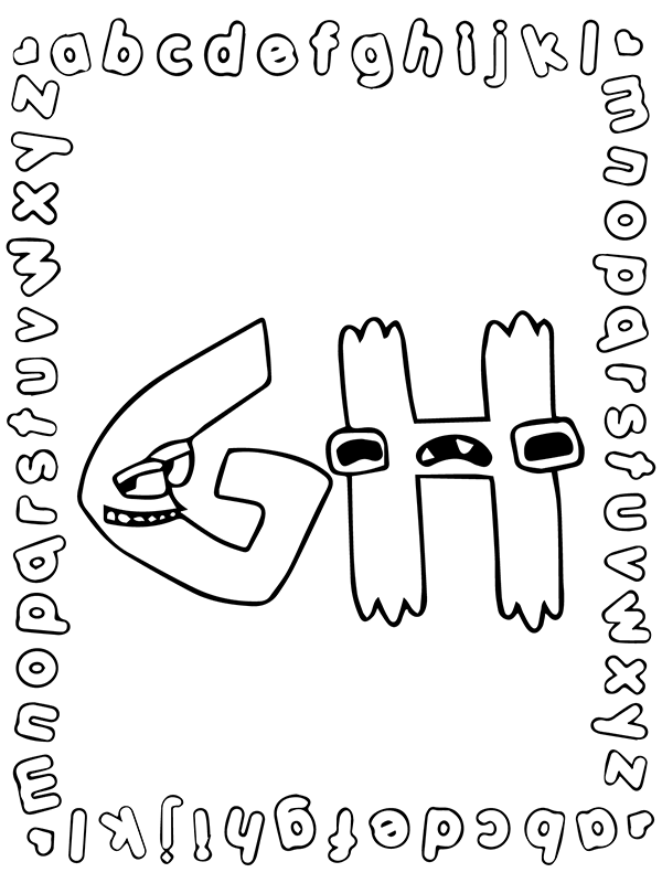 Alphabet Lore Letter G and H
