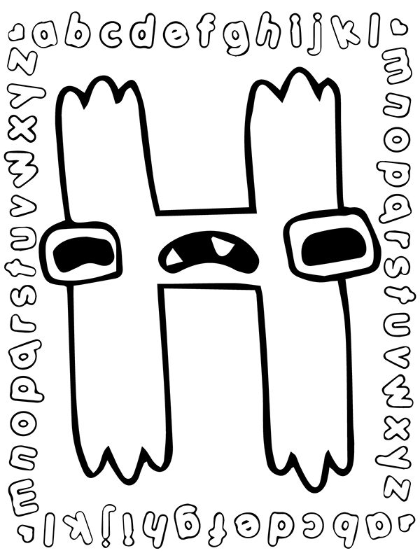 Alphabet Lore Letter H