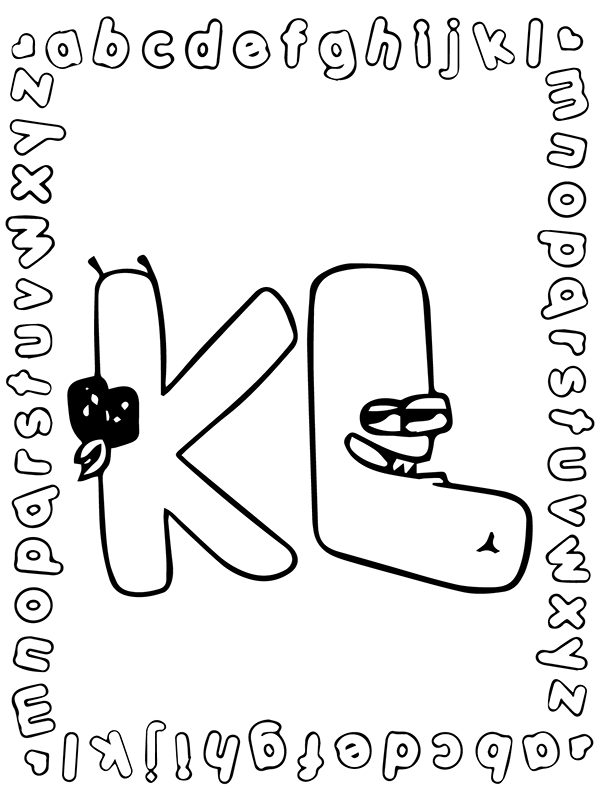Alphabet Lore Letter K and L