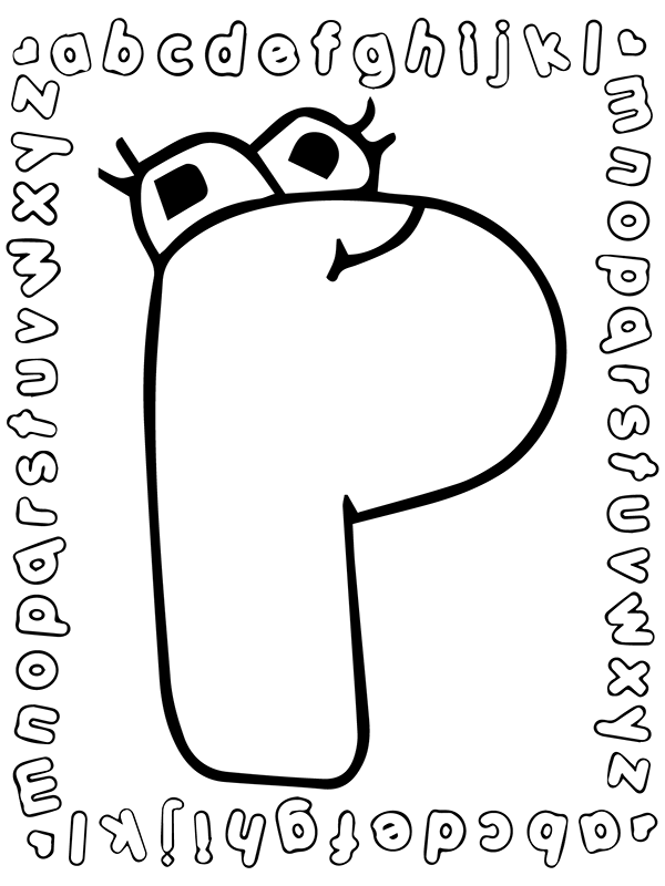 Alphabet Lore Letter P