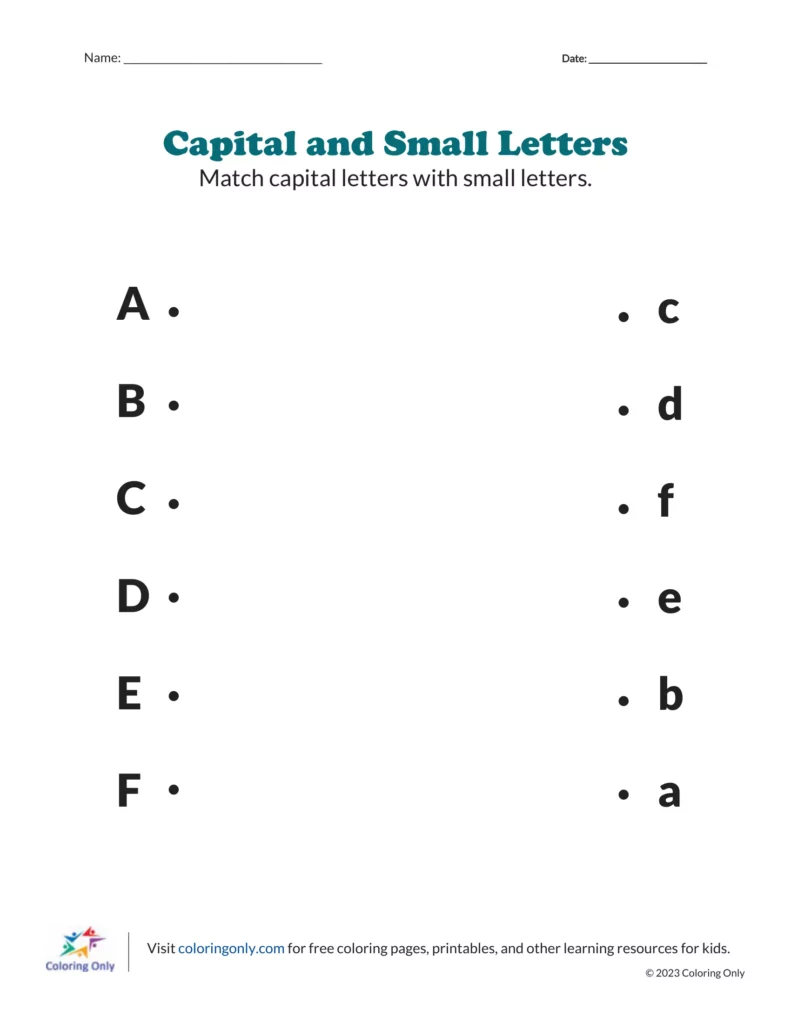 Capital and Small Letters