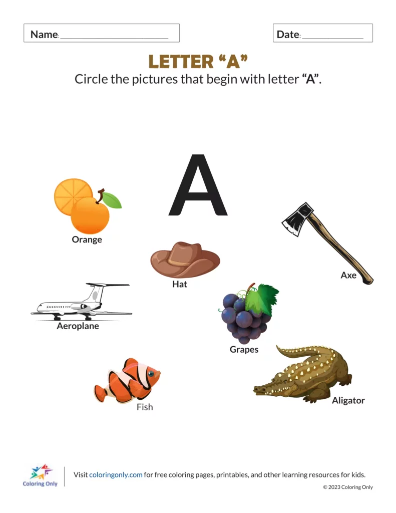 Letter A