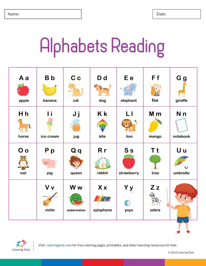 Alphabets Reading