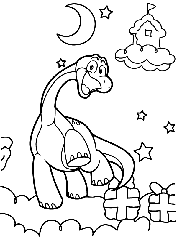 Happy Bron the Dinosaur