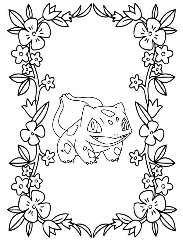 Bulbasaur Free Coloring Pages