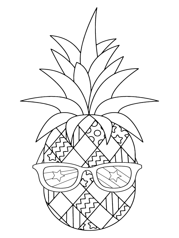 Kühle Ananas