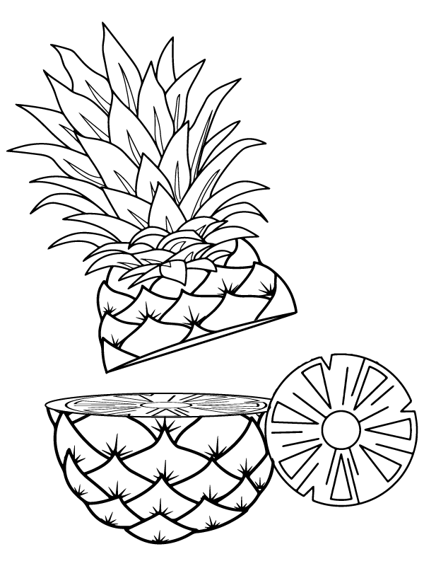 Ananas schneiden