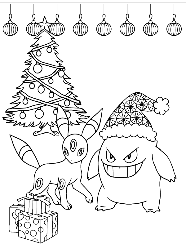 Free Gengar Pokemon Christmas