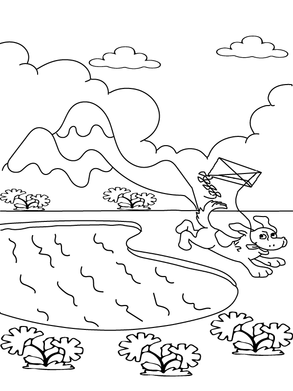 Natural scenery Coloring Page-01