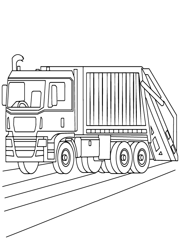 Garbage Truck Street