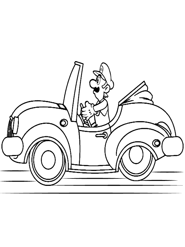 Luigi Driving