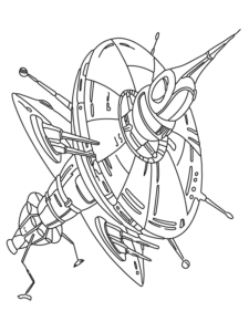 Nasa Space Satellite Coloring Page