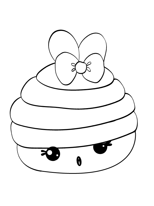 Num Noms Caramel Swirls Coloring Page