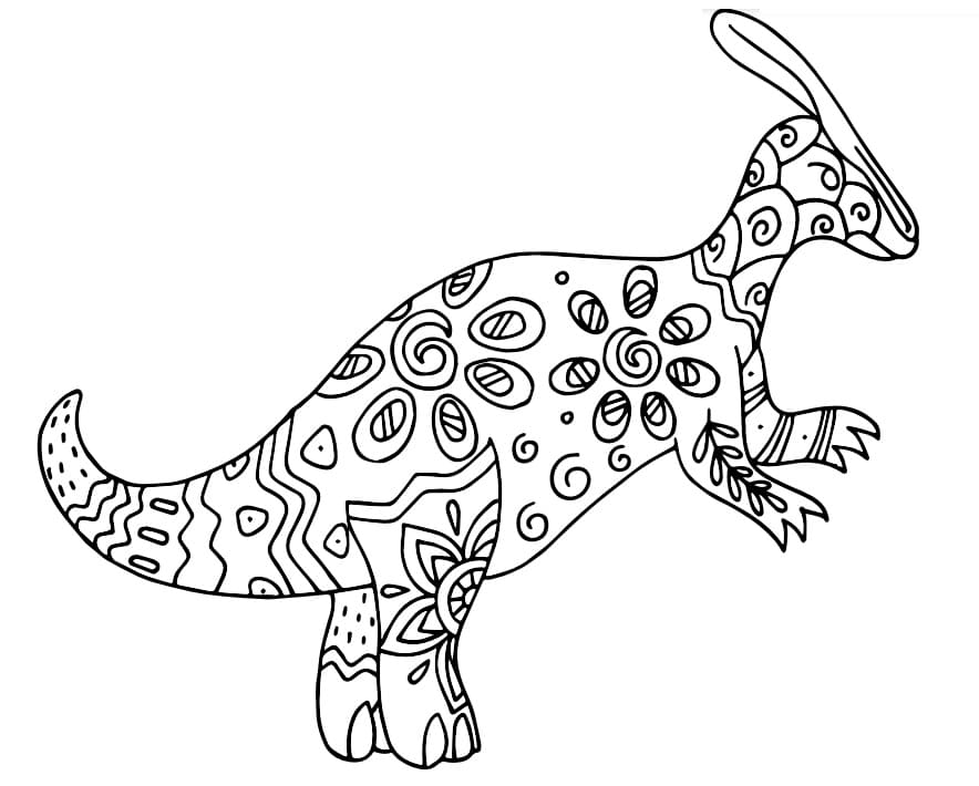 Parasaurolophus Alebrijes