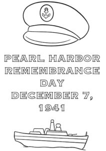 Pearl Harbor Day Coloring Page