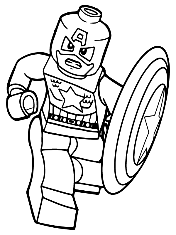 Prepared Captain America Lego Avengers