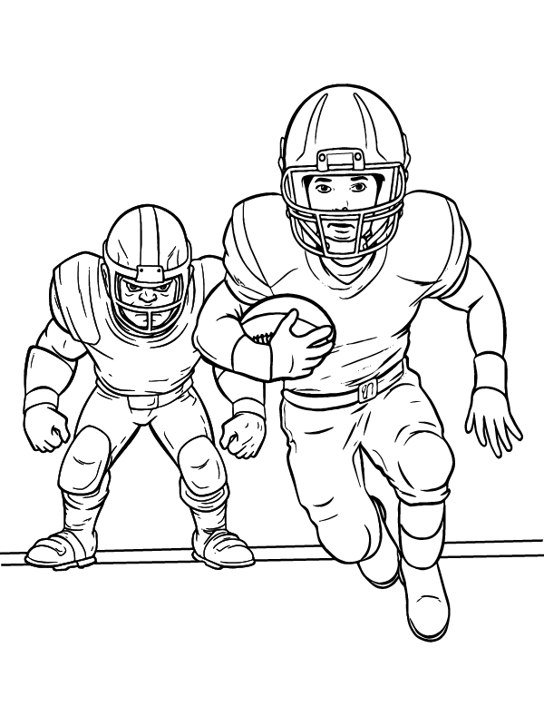 Printable of American Football