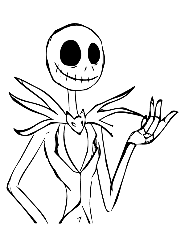 Smiling Jack Skellington